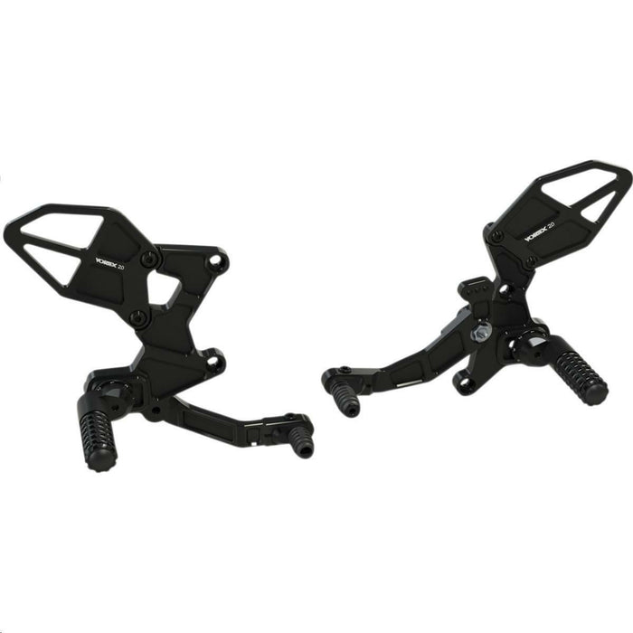 Vortex Rear Sets Black Rs433K RS433K