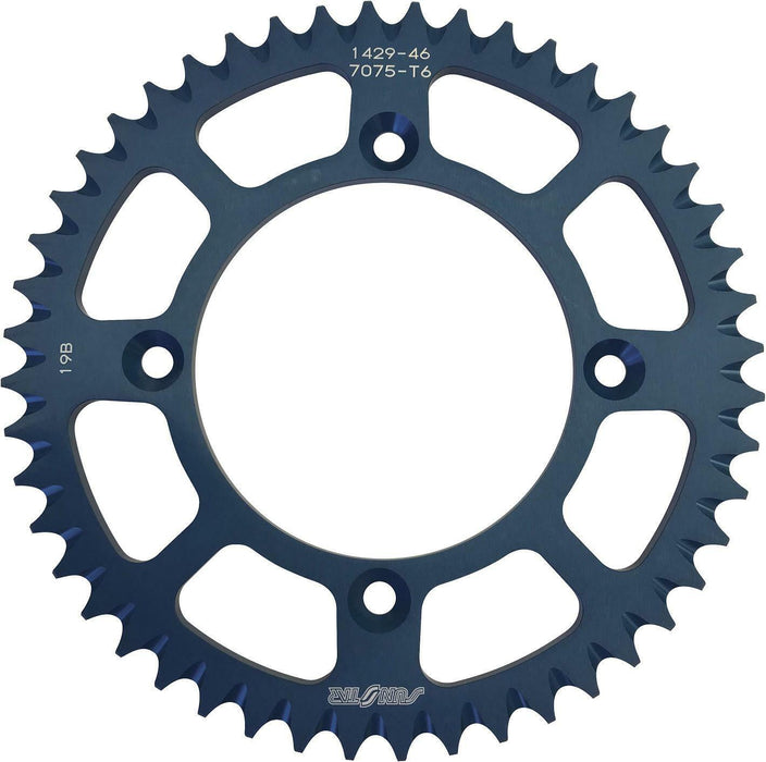 Sunstar Rear Sprocket Aluminum 51T-520 Blu Hus/Husq/Ktm 5-354751Bl 5-354751BL