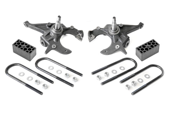 Rough Country Lowering Kit 2 Inch Fr 2.5 Inch Rr Fits Chevy/GMC S10 Truck (82-03)/Sonoma (91-03) 724