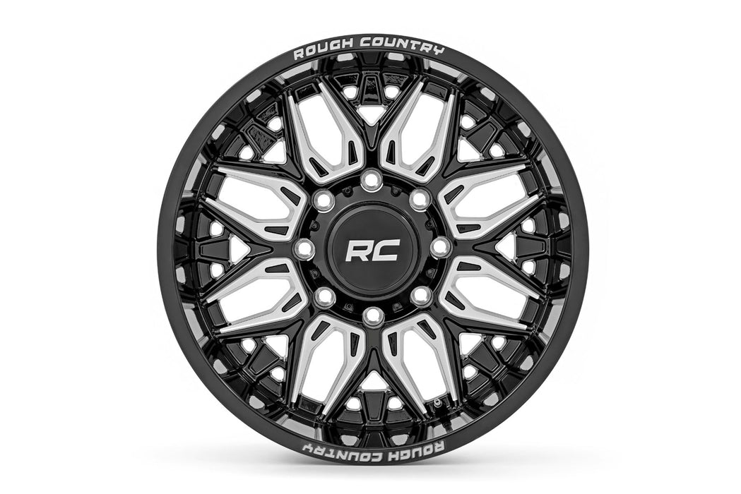 Rough Country 86 Series Wheel One-Piece Gloss Black 20X10 8X6.519Mm 86201010