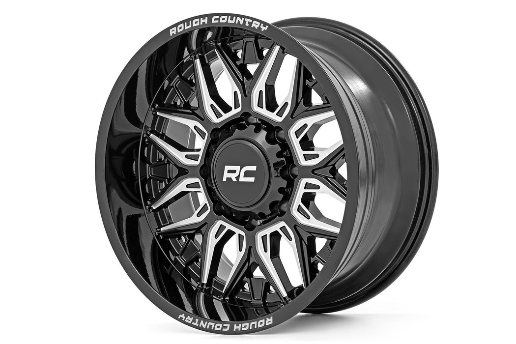 Rough Country 86 Series Wheel One-Piece Gloss Black 20X10 8X6.519Mm 86201010