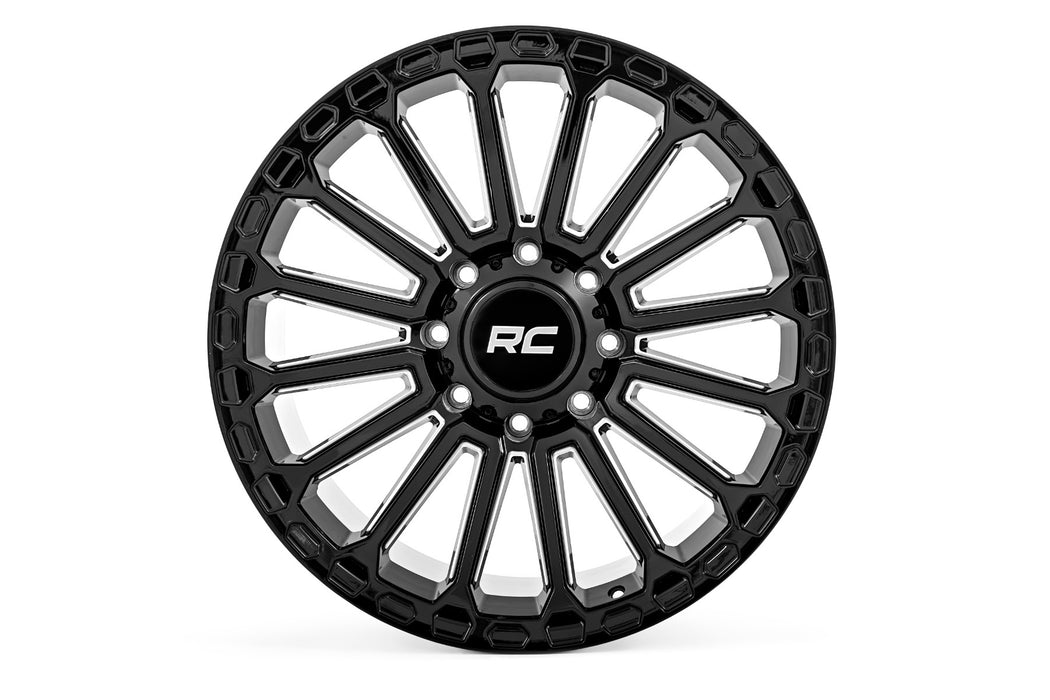 Rough Country 97 Series Wheel One-Piece Gloss Black 17X9 6X13512Mm 97170917