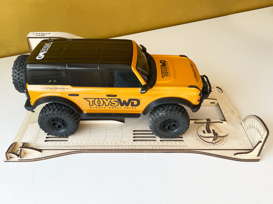 Toyswd Crawler Park Set-Up System Table 1/10 & 1/12 Scale Rc Crawler Park