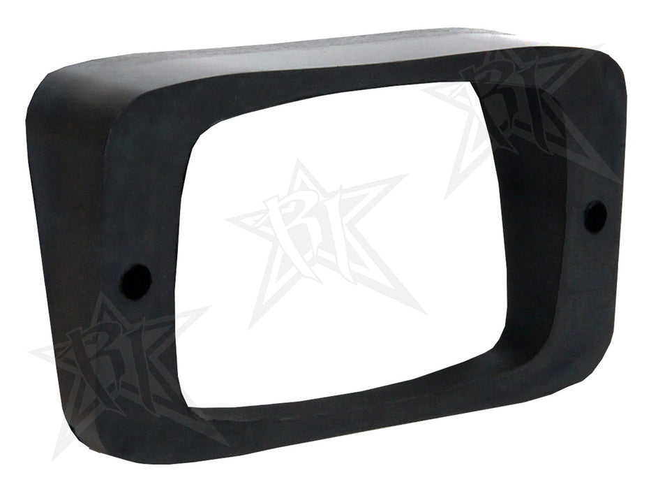 Rigid Industries Sr-M Series 15 Degree Up Or Down Angled Flush Mount Gasket, Black 49001