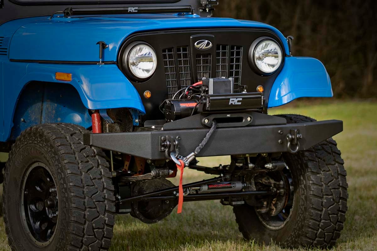 Rough Country Winch Plate Pro12000S Mahindra Roxor 4WD (2018-2021) Fits Mahindra ROXOR, Mahindra ROXOR A/T & more (2018-2022) 92075