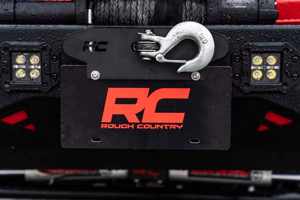 Rough Country License Plate Mnt Hawse Quick Release RS124
