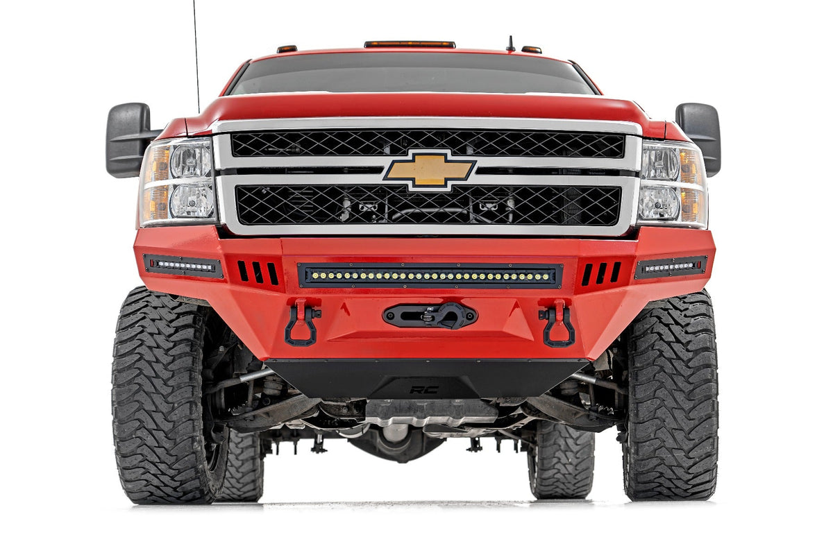 Rough Country Skid Plate Prerunner Bumper Fits Chevy Silverado 2500HD (07-14) 10800