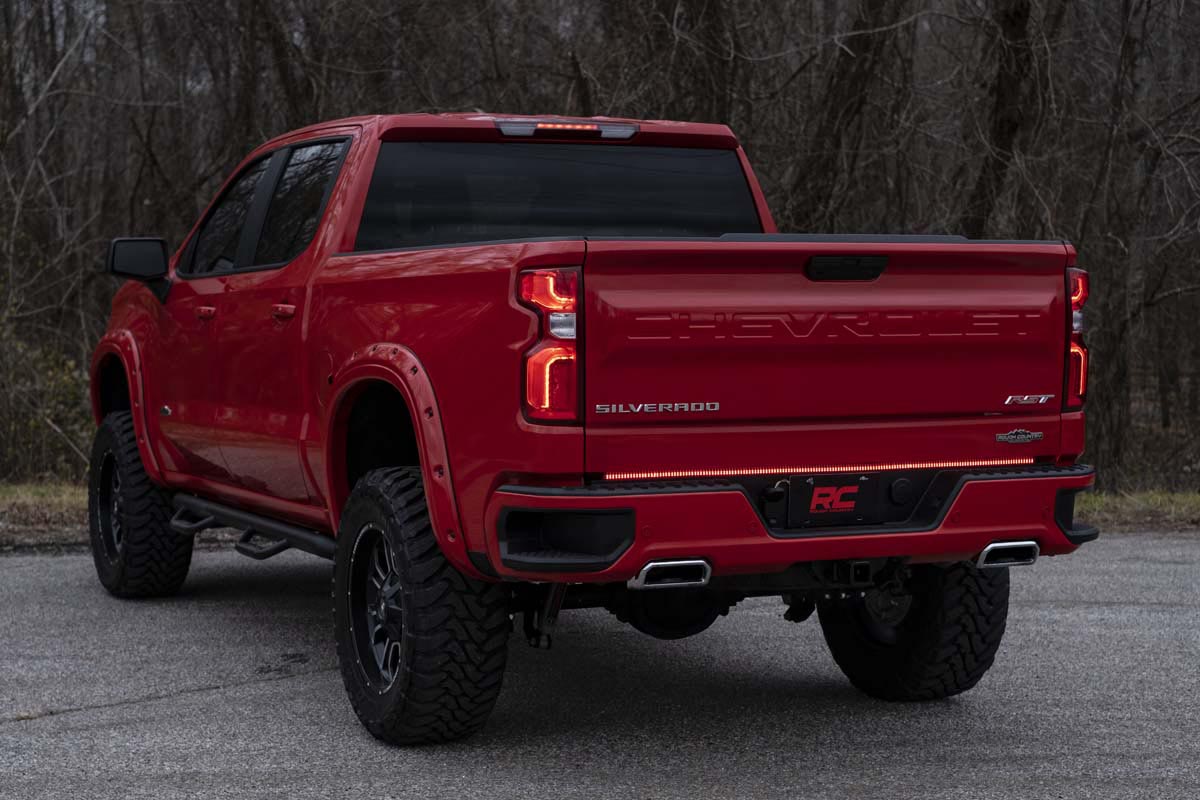 Rough Country Multi Function Led 49 Inch Tailgate Quad Row Fits Chevy S10 Pickup, Ford Ranger & more (1982-2021) 78849