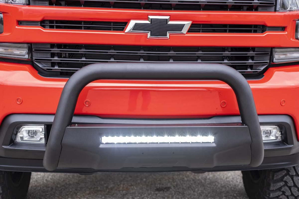 Rough Country Black Led Bull Bar Chevy Silverado 1500 2Wd/4Wd (2019-2022) B-C4072