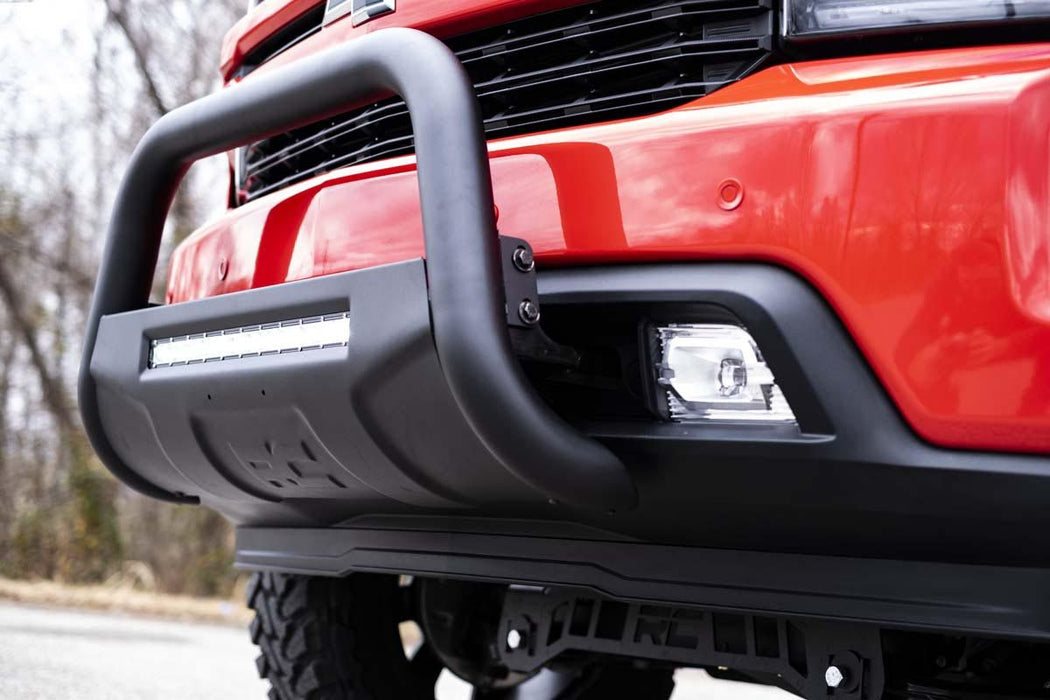 Rough Country Black Led Bull Bar Chevy Silverado 1500 2Wd/4Wd (2019-2022) B-C4072