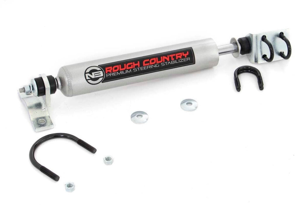 Rough Country N3 Steering Stabilizer compatible with Jeep Cj 7 4Wd (1976-1986) 8734530