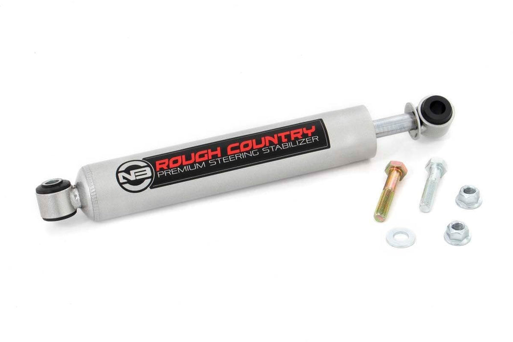 Rough Country N3 Steering Stabilizer Diesel Compatible with Nissan Titan Xd 2Wd/4Wd (16-23) 8736830