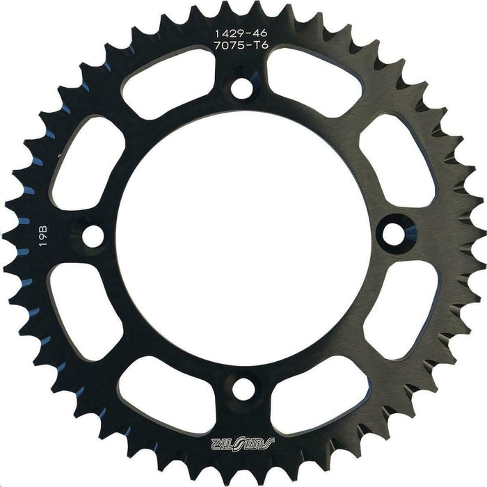 REAR SPROCKET ALUMINUM 46T-420 BLK YAM