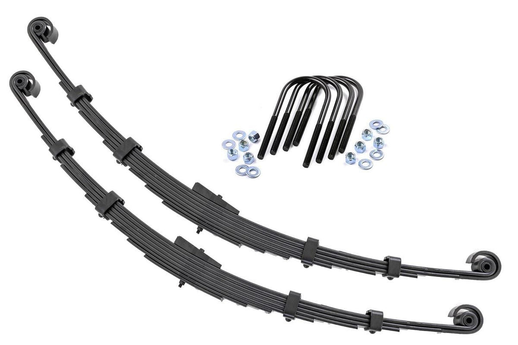 Rough Country Rear Leaf Springs2.5" Lift Pair compatible with Jeep Cj 5 4Wd (1955-1975) 8006Kit