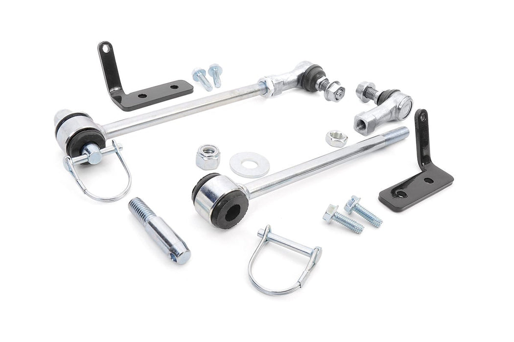 Rough Country Quick Disconnect Sway Links 2.5 Inch Lift compatible with Jeep Wrangler Jk (07-18) 1029