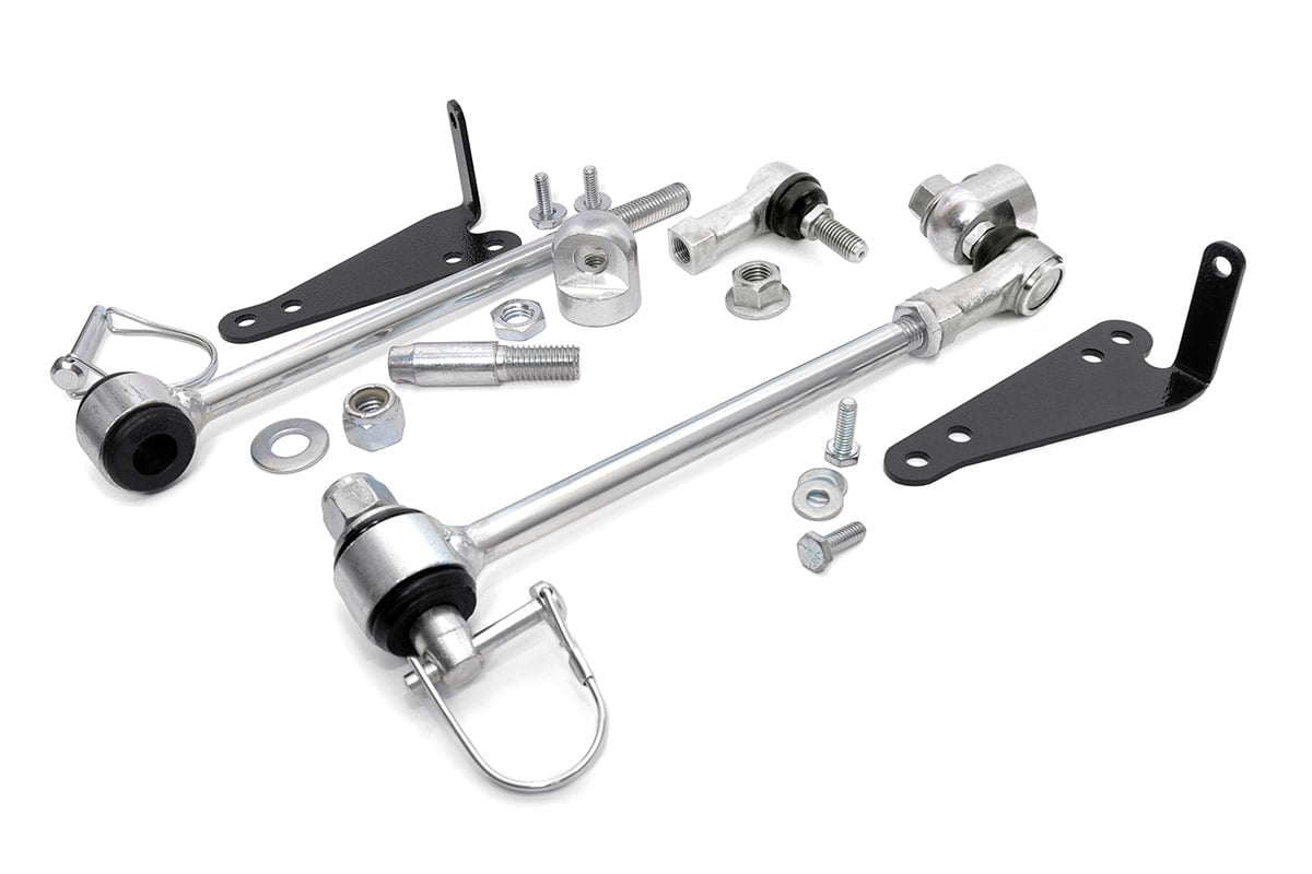 Rough Country Quick Disconnect Sway Links 4-6 Inch Lift Fits Jeep Wrangler Tj (97-06) 1142