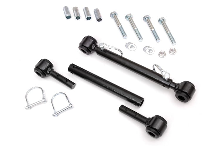 Rough Country Quick Disconnect Sway Links Rear 4-6 Inch Lift compatible with Jeep Wrangler Tj (97-06) 1188