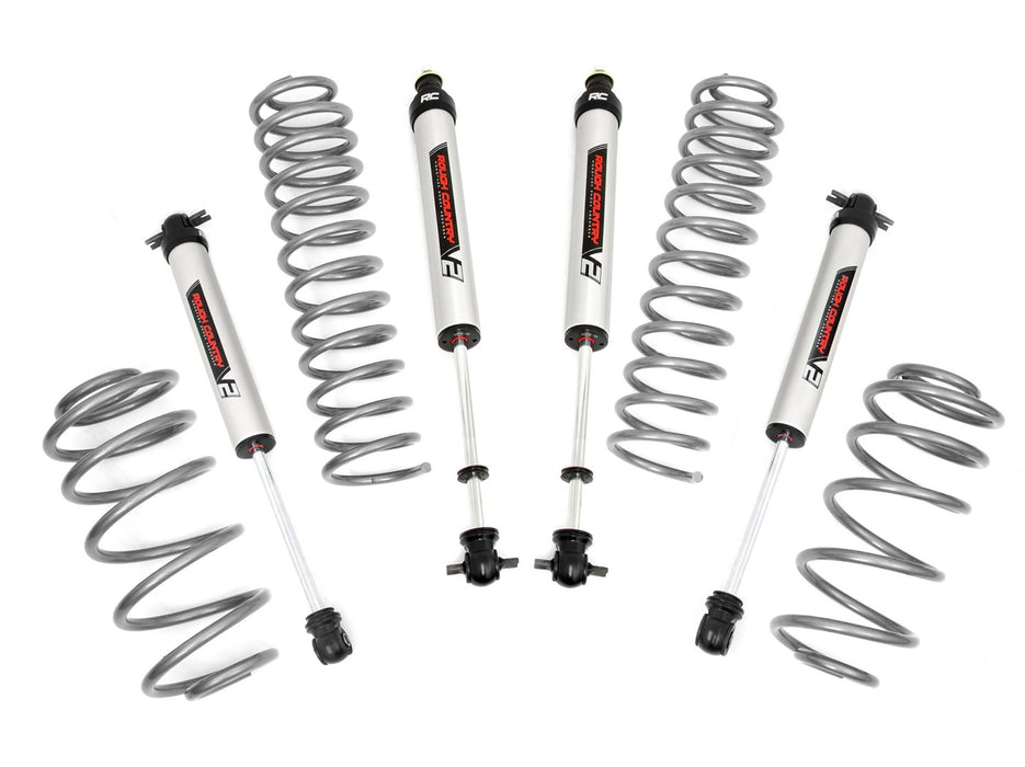 Rough Country 2.5 Inch Lift Kit 6 Cyl V2 compatible with Jeep Wrangler Tj 4Wd (1997-2006) 65370