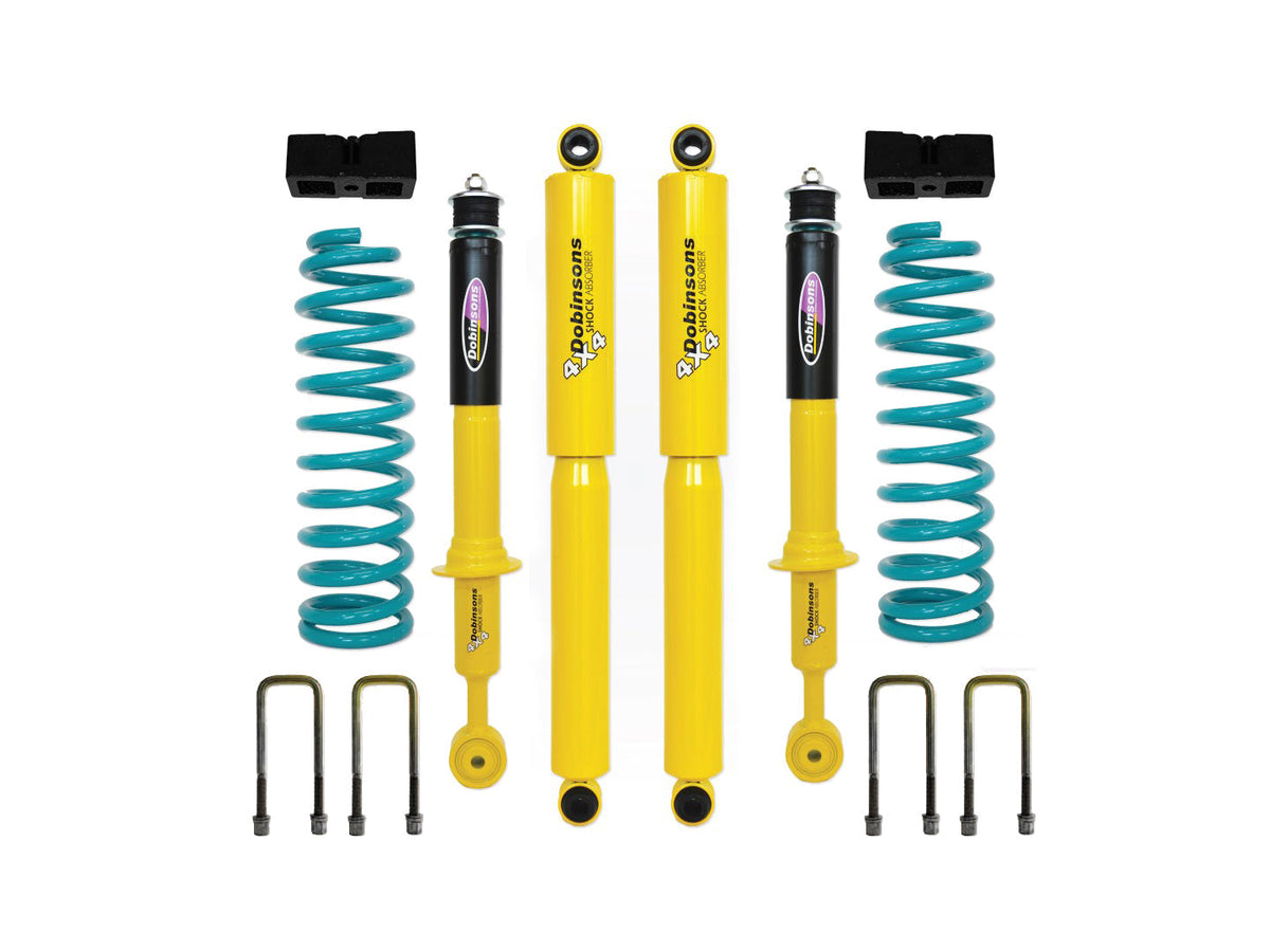 Dobinsons 1.5-3" Suspension Kit Fits Ford Ranger 3.2L 4x4 Px / T6 MK1&2 08/2011 to Mid 06/2018 with Quick Ride Rear (non USA) - DSSKIT321QR