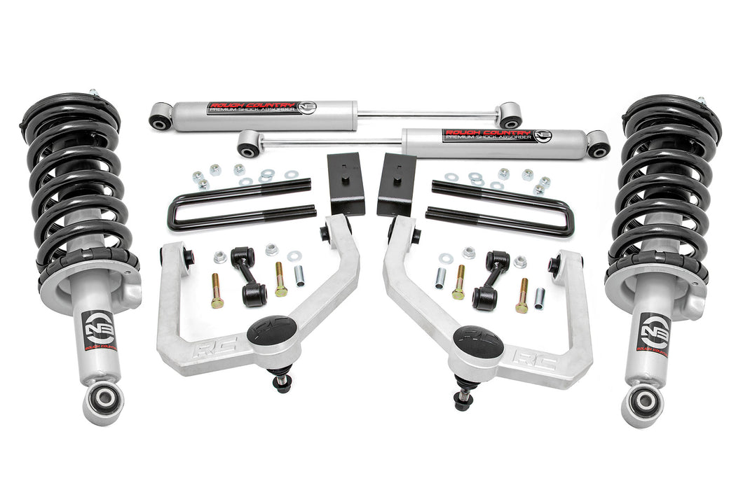 Rough Country 3 Inch Lift Kit N3 Struts & Shocks Compatible with Nissan Titan 2Wd/4Wd (04-23) 83432