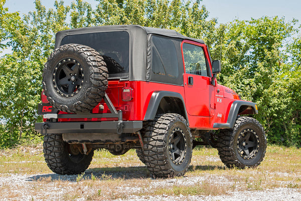 Rough Country Rear Bumper Tire Carrier Fits Jeep Wrangler Tj (97-06)/Wrangler Yj (87-95) 10592A