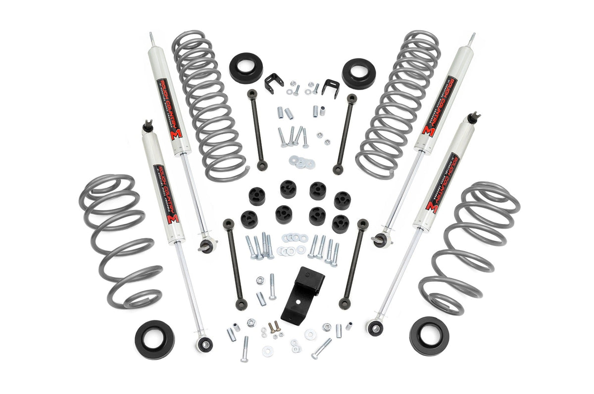 Rough Country 3.25 Inch Lift Kit 4 Cyl M1 Fits Jeep Wrangler Tj 4WD (1997-2002) 64140