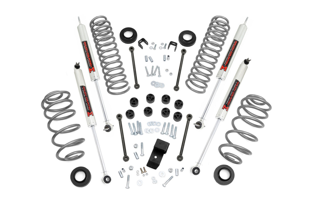 Rough Country 3.25 Inch Lift Kit 4 Cyl M1 compatible with Jeep Wrangler Tj 4Wd (1997-2002) 64140