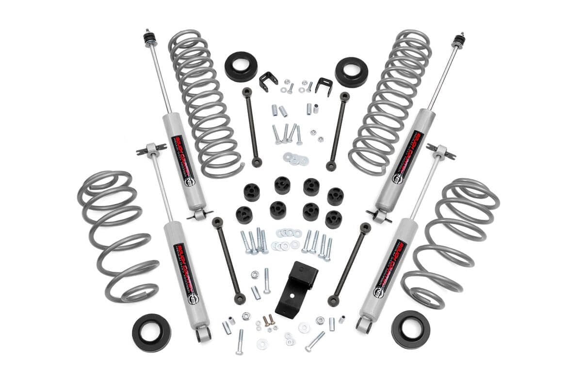 Rough Country 3.25 Inch Lift Kit 6 Cyl Fits Jeep Wrangler Tj 4WD (2003-2006) 644.20