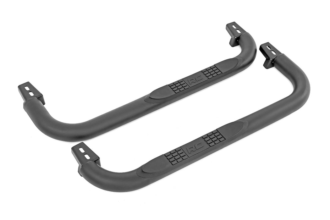 Rough Country Nerf Bar 3Inch Tube compatible with Jeep Wrangler Tj (97-06)/Wrangler Yj (87-95) 90799