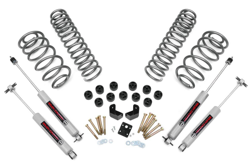 Rough Country 3.75 Inch Lift Kit Combo 4 Cyl N3 compatible with Jeep Wrangler Tj (97-06) 646.20