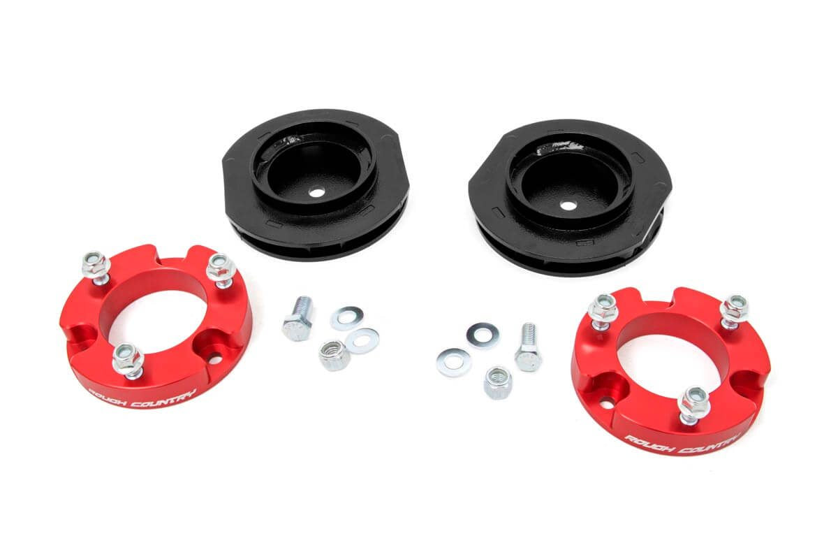 Rough Country 2 Inch Lift Kit Red Spacers Fits toyota4Runner 4WD (2003-2009) 763RED