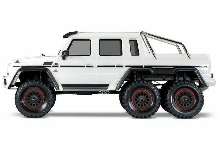 Traxxas 88096-4-WHT Mercedes Benz G 63 1/10 Scale TRX-6 Trail Crawler, White