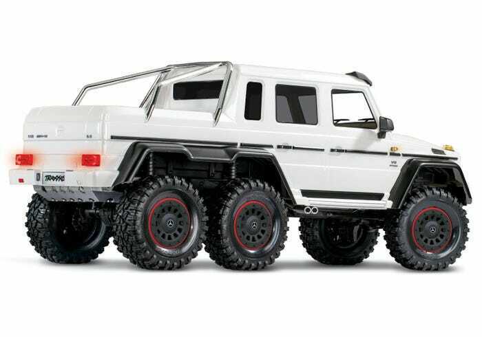 Traxxas 88096-4-WHT Mercedes Benz G 63 1/10 Scale TRX-6 Trail Crawler, White