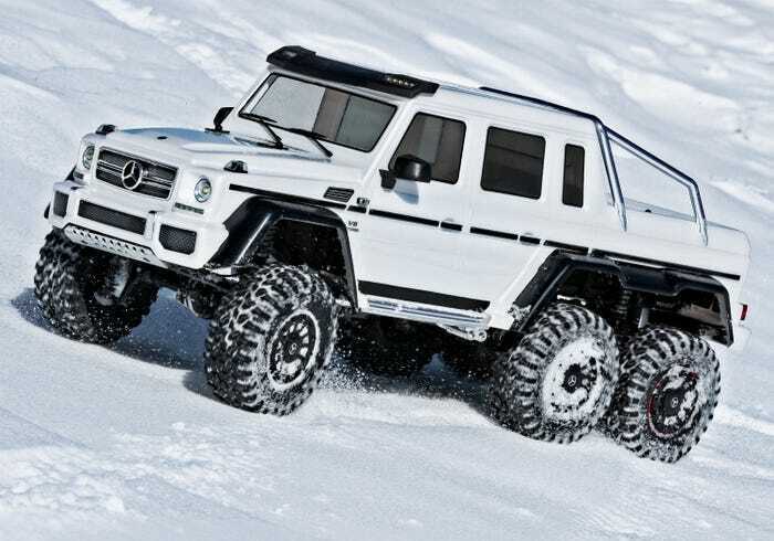 Traxxas 88096-4-WHT Mercedes Benz G 63 1/10 Scale TRX-6 Trail Crawler, White