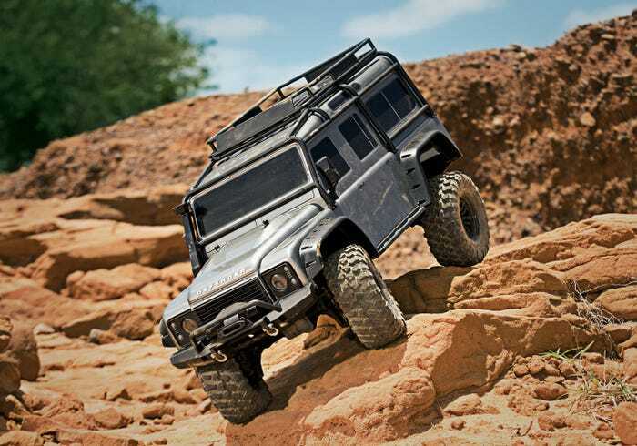 Traxxas 1/10 Scale TRX-4 Scale and Trail Crawler with 2.4GHz TQi Radio Silver