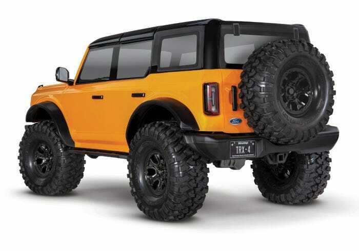 Traxxas Trx-4 Scale And Trail� Crawler With 2021 Ford� Bronco Body: Cyber Orange 92076-4-ORG