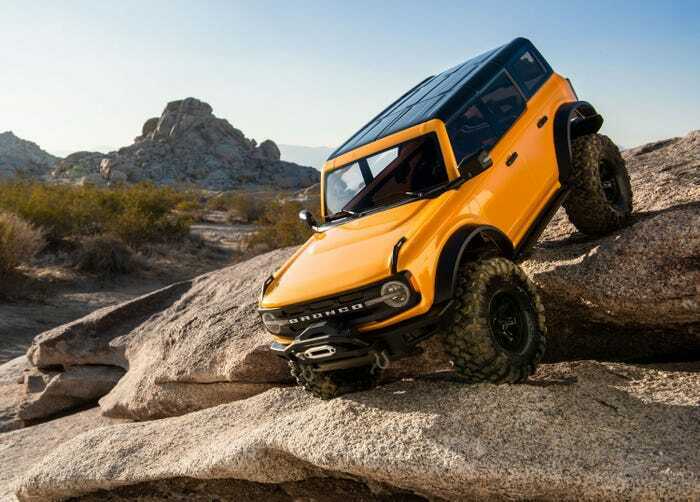 Traxxas Trx-4 Scale And Trail� Crawler With 2021 Ford� Bronco Body: Cyber Orange 92076-4-ORG