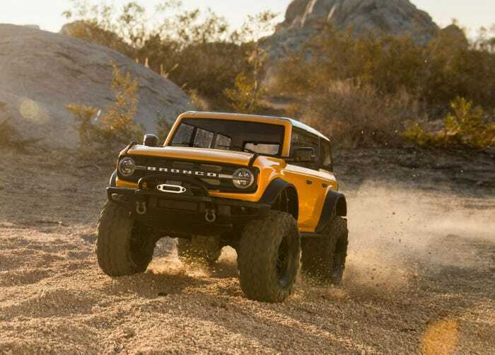 Traxxas Trx-4 Scale And Trail� Crawler With 2021 Ford� Bronco Body: Cyber Orange 92076-4-ORG