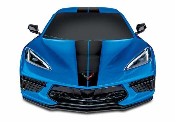 Traxxas 93054-4-Blue Chevrolet Corvette Stingray: 1/10 Scale Awd Supercar TRA930544BLUE