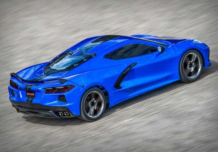 Traxxas 93054-4-Blue Chevrolet Corvette Stingray: 1/10 Scale Awd Supercar TRA930544BLUE