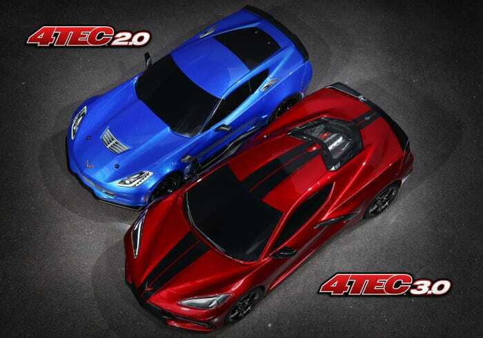 Traxxas 93054-4-Blue Chevrolet Corvette Stingray: 1/10 Scale Awd Supercar TRA930544BLUE