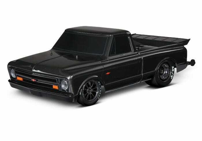 Traxxas 940764BLK 1-10 Drag Slash Fits for 1967 Chevy C10 Black