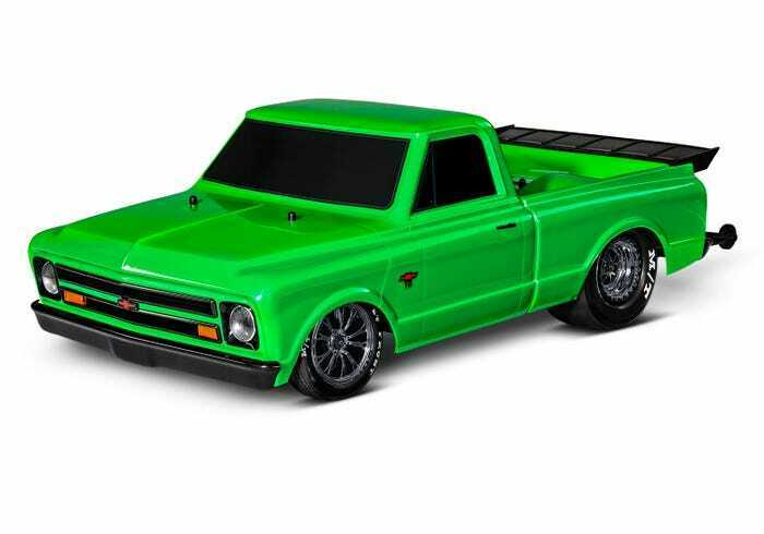 Traxxas 94076-4-Grn Drag Slash: 1/10 Scale 2Wd Drag Racing Truck 940764GRN