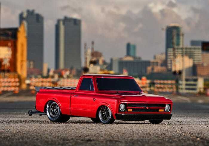 Traxxas 94076-4-RED Drag Slash Chevrolet C10 Pickup Truck