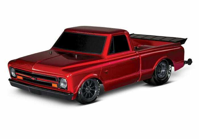 Traxxas 94076-4-RED Drag Slash Chevrolet C10 Pickup Truck