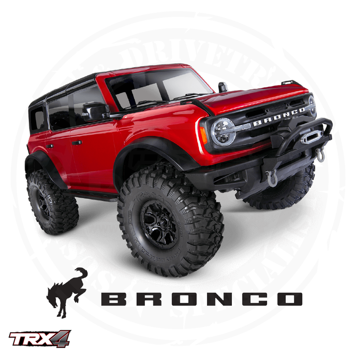 Traxxas TRX-4 Scale and Trail Crawler with 2021 Ford Bronco 1/10 Scale 4X4 Trail Truck- 92076-4