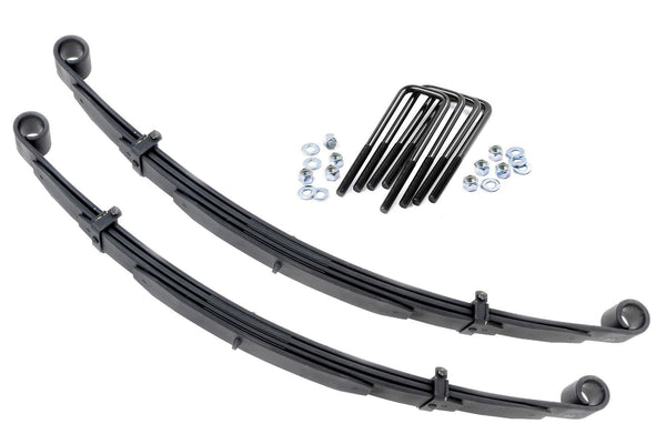 Rough Country Front Leaf Springs 4" Lift Pair Fits Ford F-250 4WD (1980-1997) 8044KIT