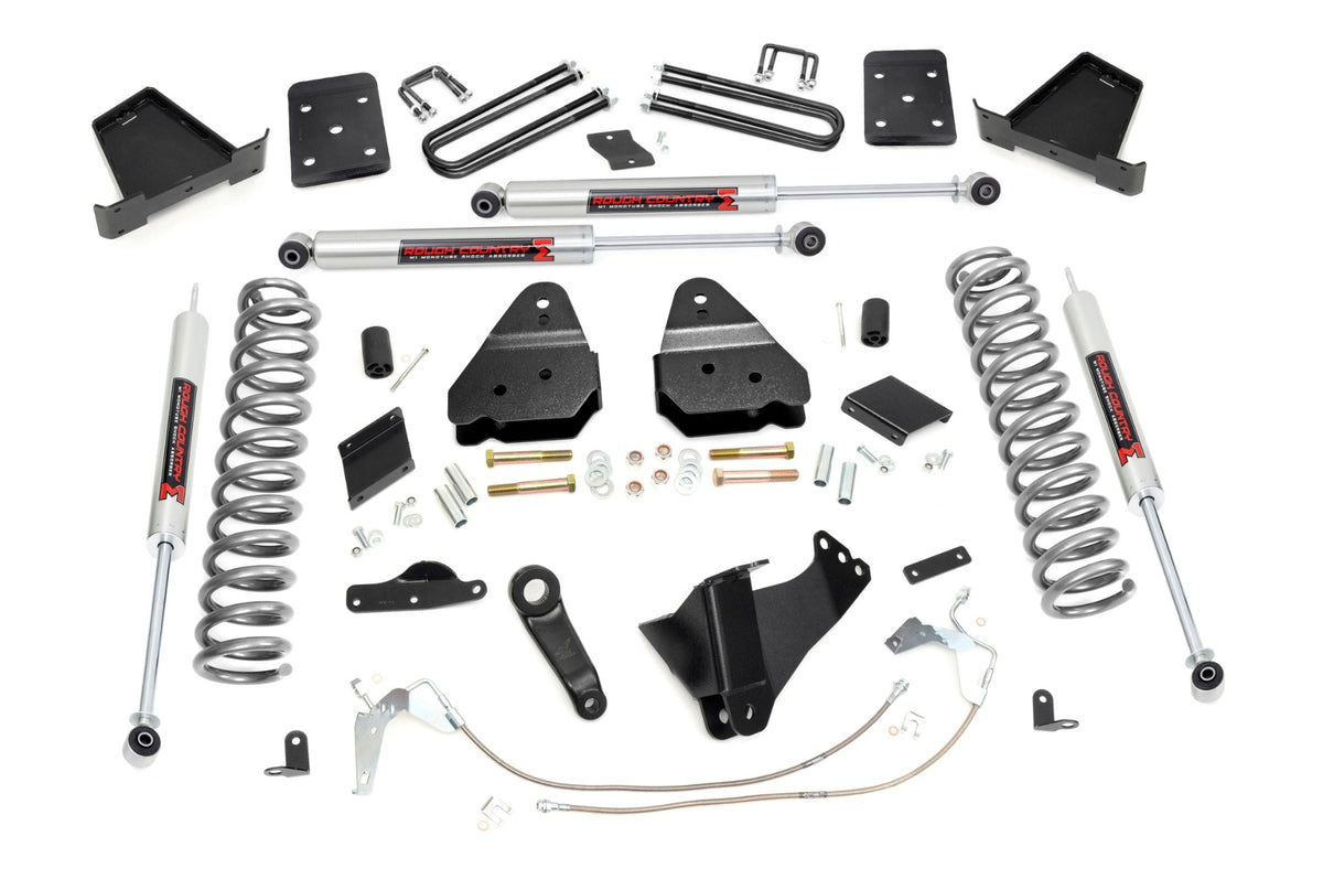 Rough Country 6 Inch Lift Kit Diesel No Ovld M1 Fits Ford F-250 Super Duty (11-14) 53140