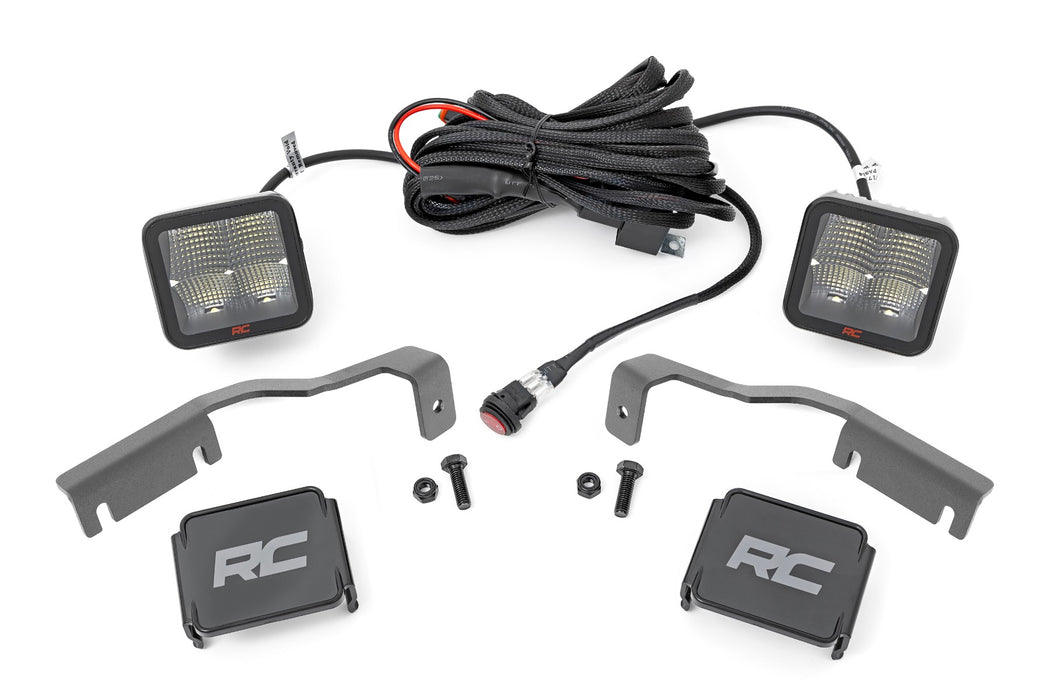 Rough Country Led Light Ditch Mount 2&Quot; Spectrum Pair Spot Compatible with Nissan Frontier (22-23) 81064