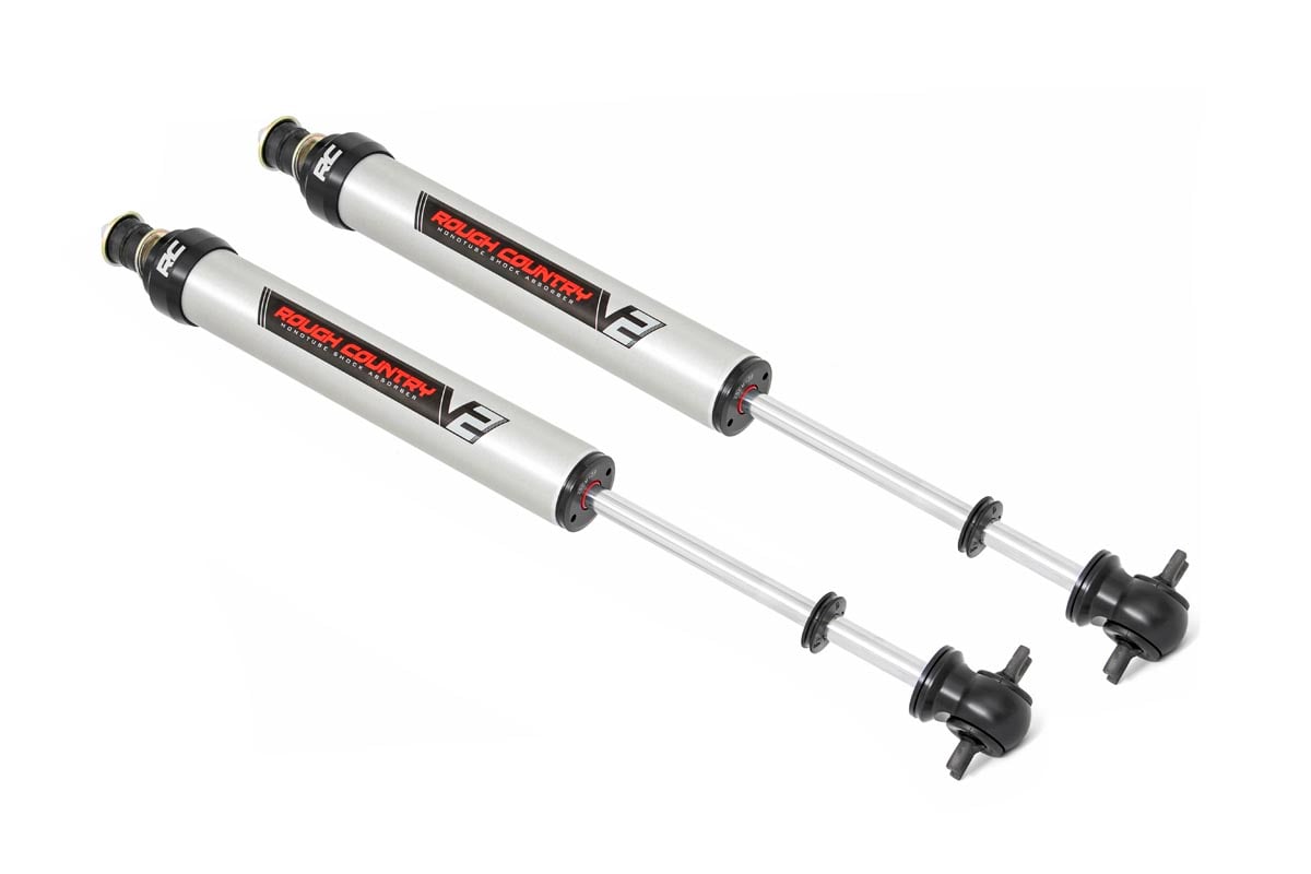 Rough Country V2 Front Shocks Stock Fits Chevy/GMC 1500 (99-06 & Classic) 760766_A